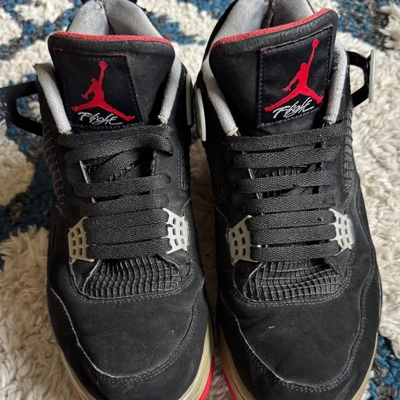 Nike Black and Red Men's Sneakers